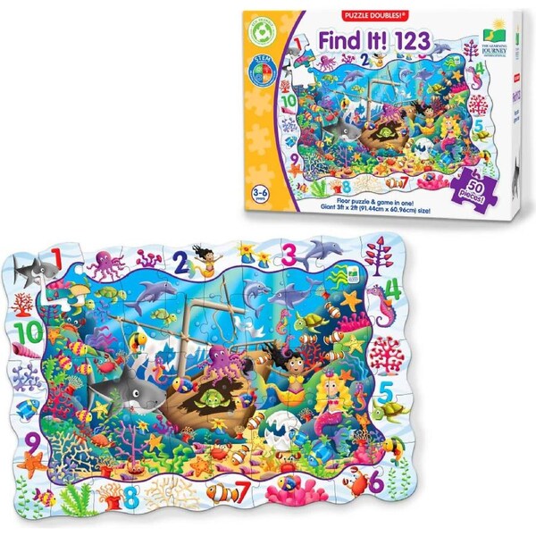 The Learning Journey - Puzzle Doubles! Find It! 123