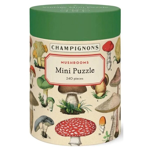 Cavallini - Mushrooms Mini Puzzle 240pc