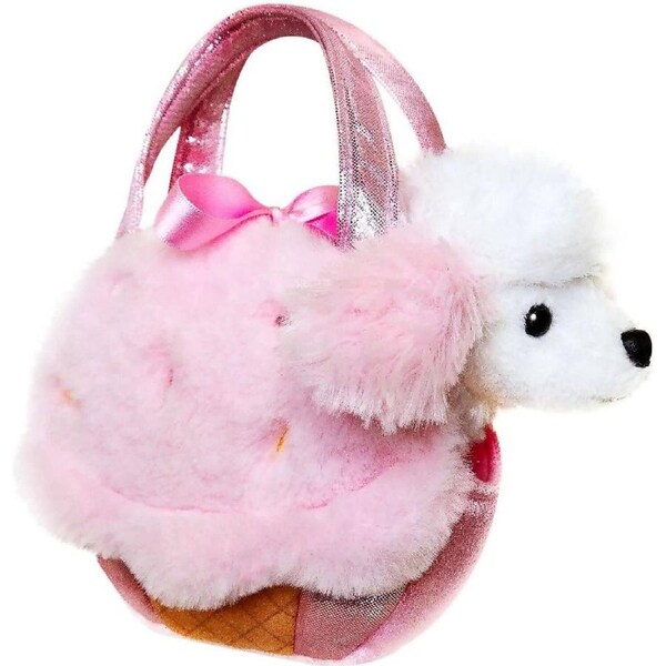 Cotton Candy - Fancy Pals Poodle Ice Cream Cone Bag