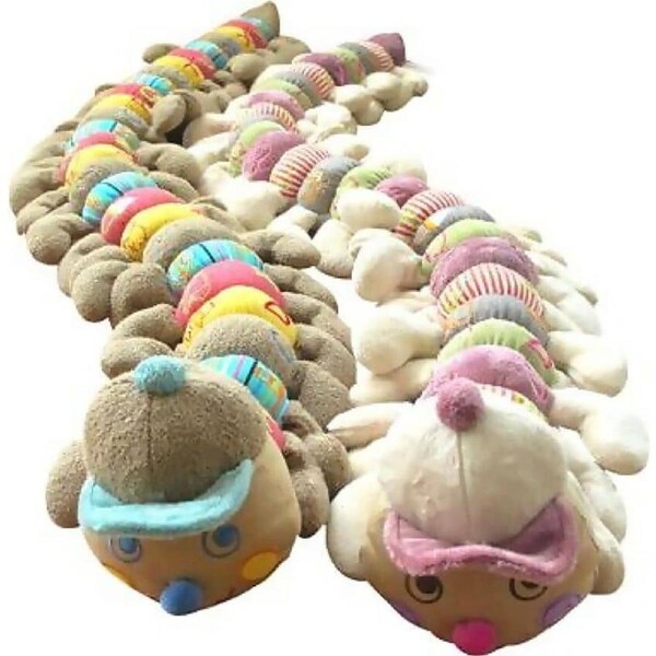 Cotton Candy - Baby Boo Alphabet Caterpillar 160cm Plush Assorted (1 Unit Only Will Be Selected At Random)