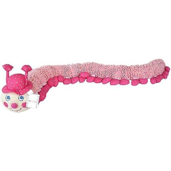 Cotton Candy - Baby Boo Alphabet Shaggy Pink Caterpillar Pink 160cm Plush