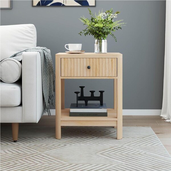 Bishoy 1 Draw Bedside Table