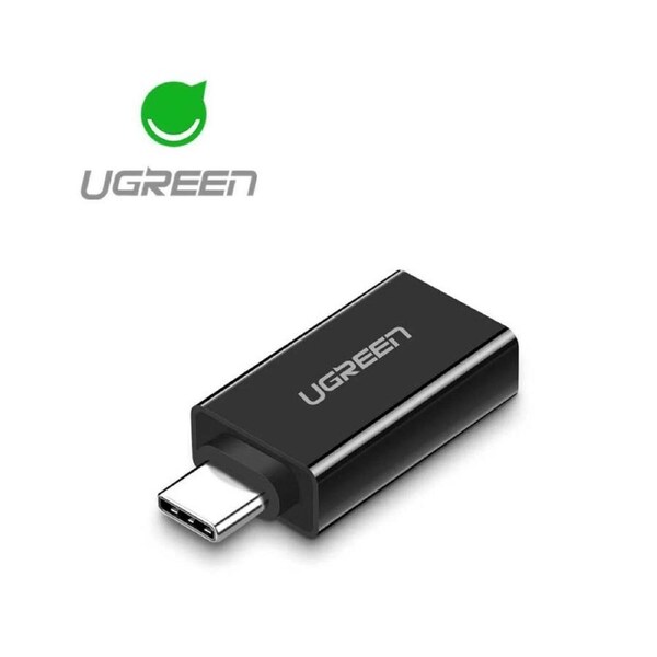 UGreen USB C 3.1 Male to USB 3.0 A Female OTG Adapter Black Fast Data Transf