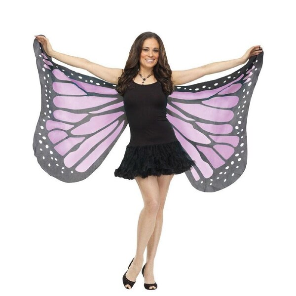 Purple Soft Womens Butterfly Wings