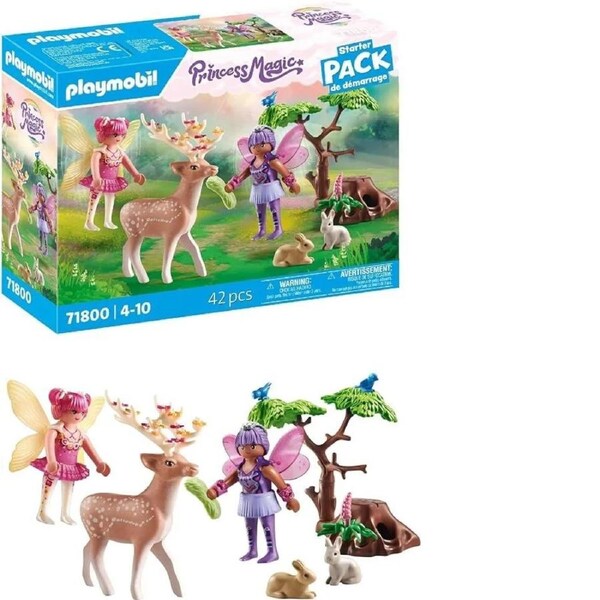 Playmobil Princess Magic - Fairies with Forest Animals Starter Pack