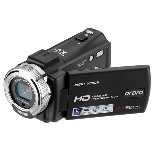 ORDRO HDR-V12 1080P Video Camera Camcorder