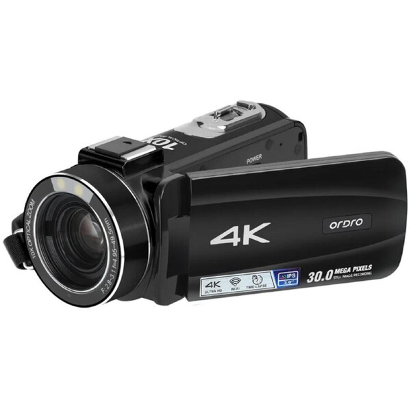 ORDRO Z88 4K 10X Optical Zoom Video Camera Camcorder
