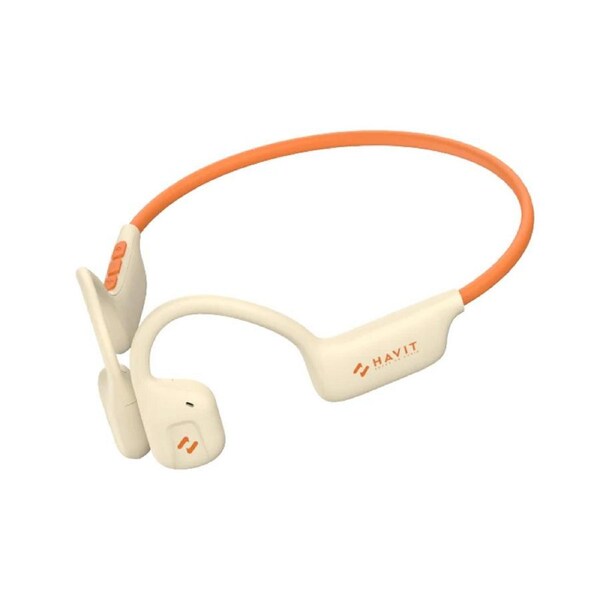 Havit E510BT Freego1 Air Open Ear Air Conduction Headphones - Beige