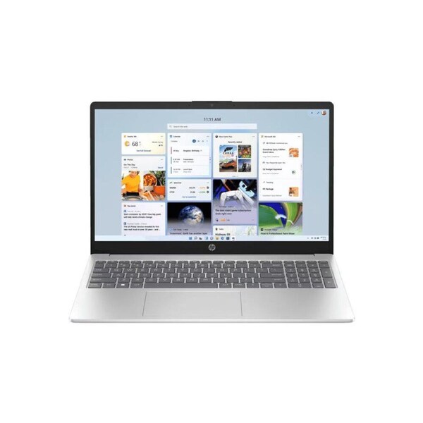 HP Laptop 15 Ryzen 5-7530U 16GB 1TB AMD Radeon Graphics 15.6 FHD Antiglare ultraslim SVA 250 nits W11HS6 Natural Silver 1080p TNR PVCY ST WARR 1 year