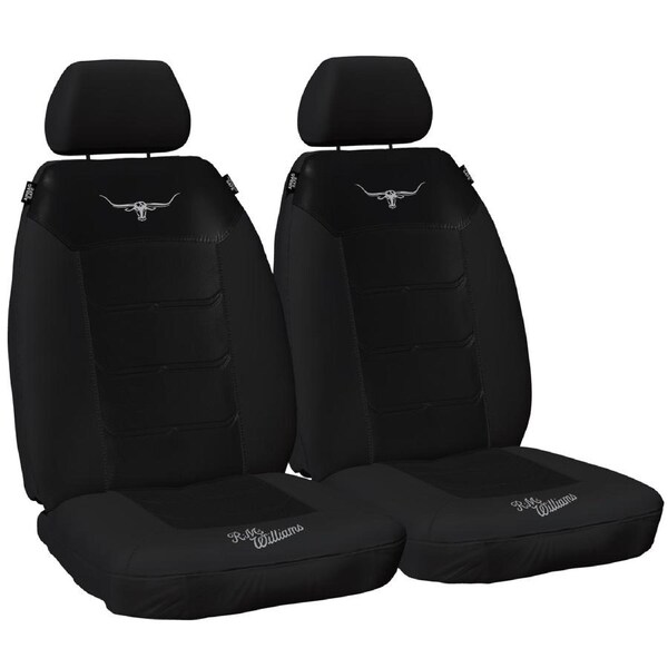 R.M. Williams Black Mesh Seat Covers, Size 30