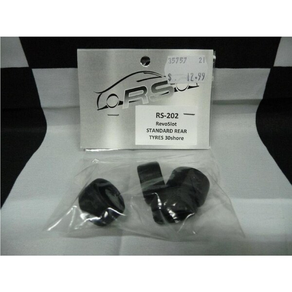 RevoSlot RS-202 RevoSlot Standard Rear Tyres 30shore