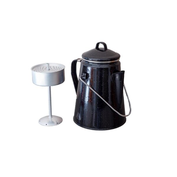 Wildtrak 2L Premium Enamel Percolator Coffee Pot