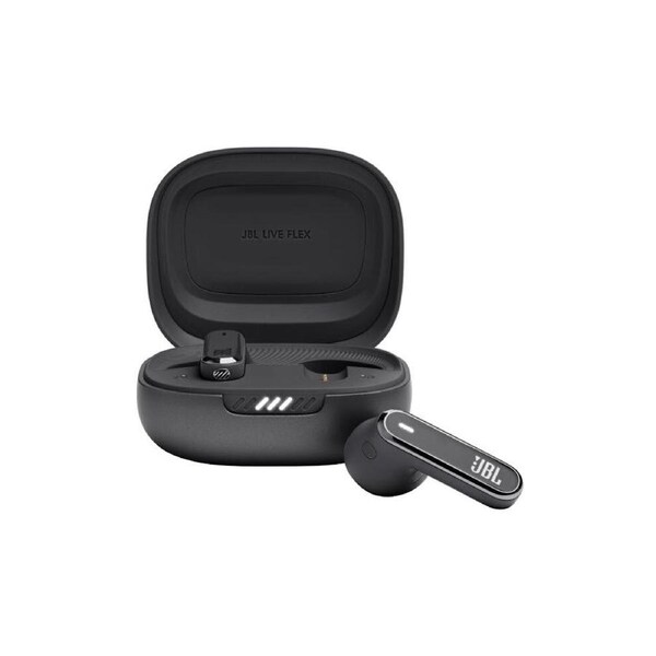 JBL Live Flex True Wireless Noise Cancelling Earbuds - Black
