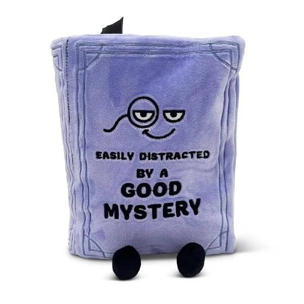 Punchkins Easily Distracted By A Good Mystery Book Plush