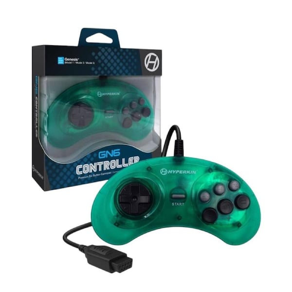 Hyperkin Mega Drive Premium Controller (Mermaid Green)