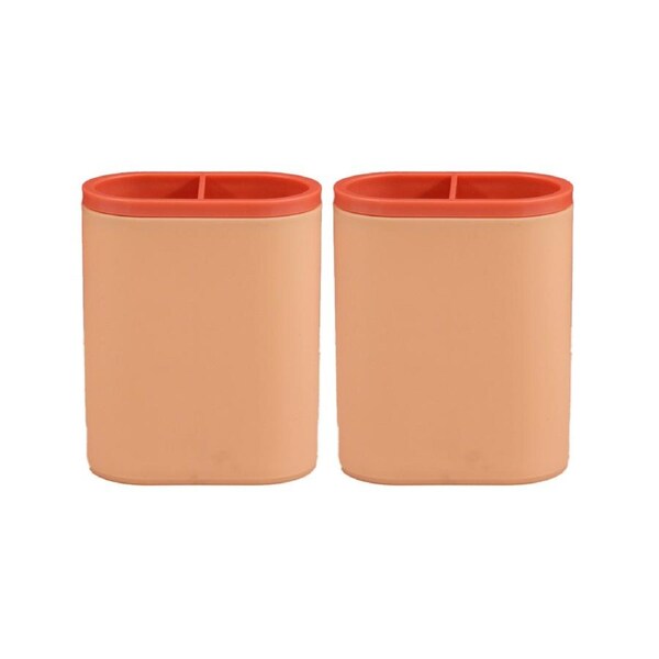 JOYBUY Two-Color Pen Holder for Desk Organizer