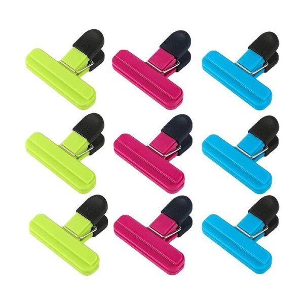 JOYBUY 9pcs Plastic Food Bag Closures