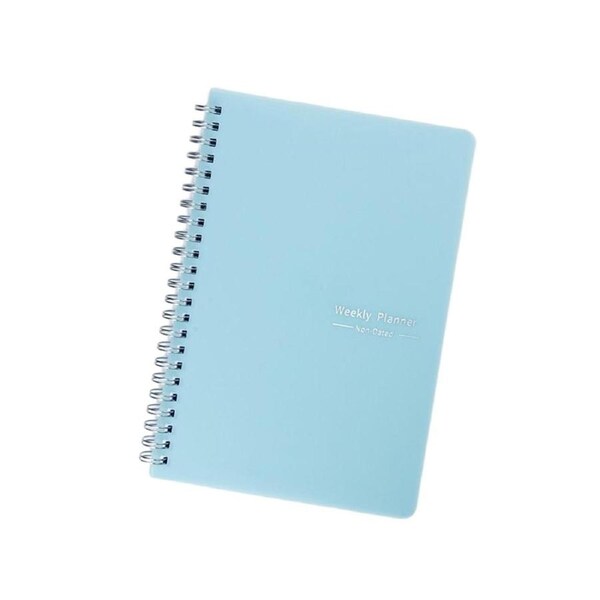 JOYBUY A5 Double Steel Ring Notebook Blue