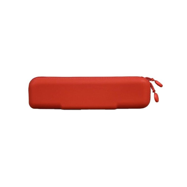 JOYBUY Silicone Solid Color Pencil Case-Red Small