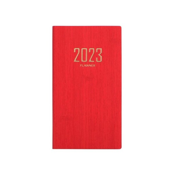JOYBUY 2023 A6 Mini Agenda Planner-Red