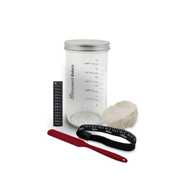 6pc Brunswick Bakers Sourdough Starter Kit Home DIY Bread Making/Baking Tools