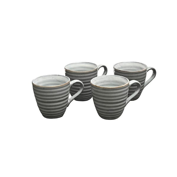 4pc Coffee Culture Reactive 355ml Ceramic Hot/Cold Drink Coffee & Tea Mug