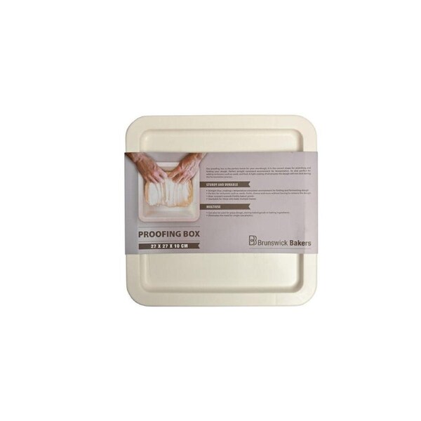 Brunswick Bakers Sourdough Dough Proofing Box Reusable 31.5x31.5cm White
