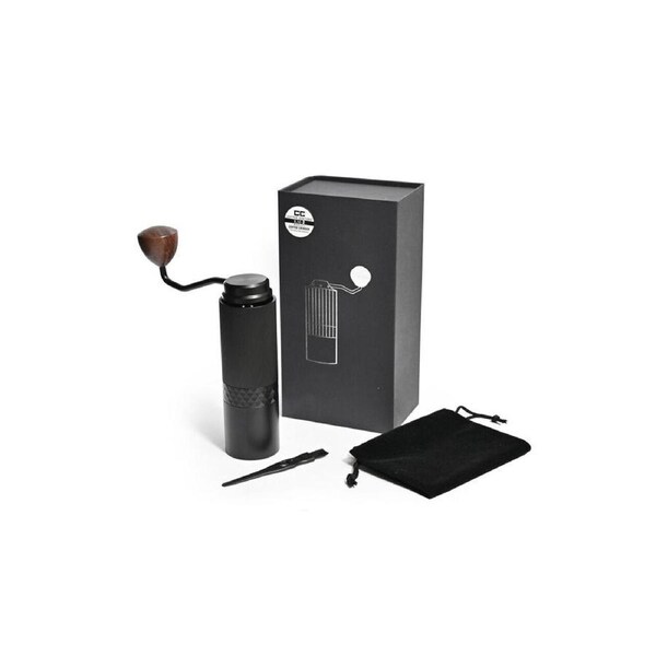 Coffee Culture Professional Burr Coffee Grinder Aluminum & Wooden Handle 38mm