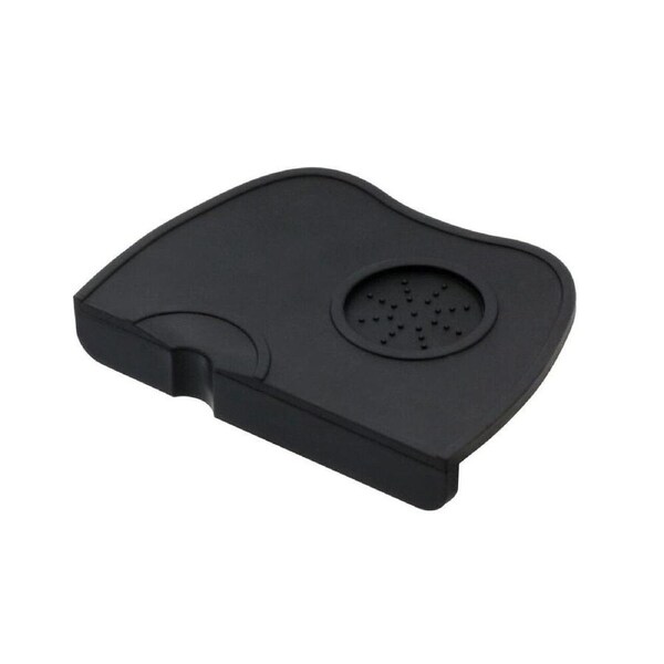 Coffee Culture Silicone Espresso Tamper Mat Non-Slip Pad 17.5x12.5cm Black