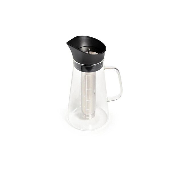 Coffee Culture 1.2L Glass/Plastic Cold Brew Coffee Pot w/ Handle Clear/Black