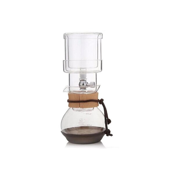 Coffee Culture 400ml/26cm Cold Drip Glass Coffee Maker w/ Wooden Neck Clear