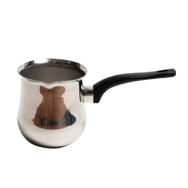 Coffee Culture Stainless Steel 520ml Stovetop Turkish Coffee Pot Silver