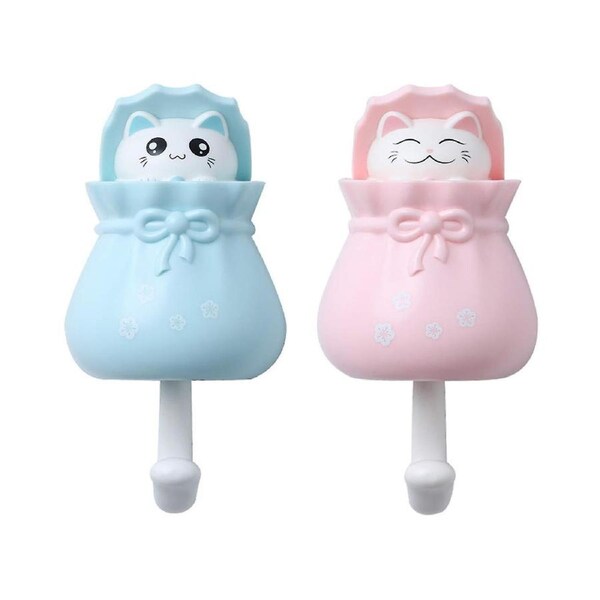 Animal Hooks Self-adhesive Cartoon Animals Suction Cup Hooks Kids Wall Hooks Hanging Key Hooks Wall Hangers