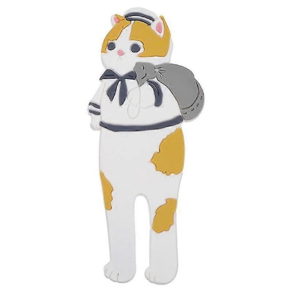 cat magnetic hook hanging hooks punch-free hooks cartoon refrigerator sticker