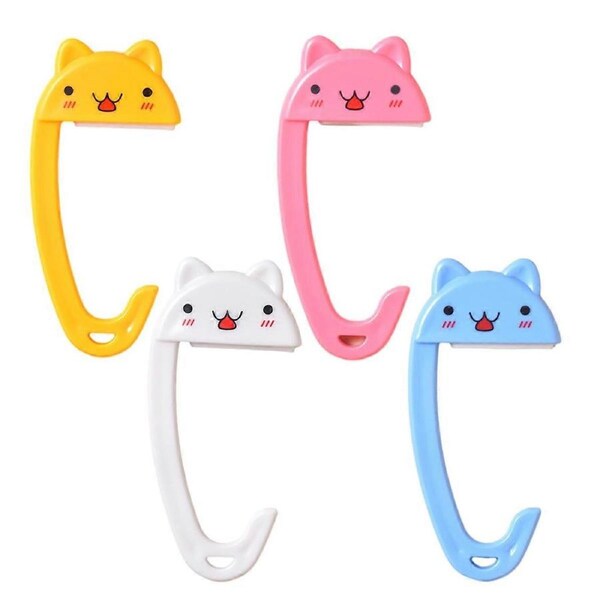 Versatile Project: Creative Cartoon Hook For Portable Bag Hooks And Desktop Purse Hangers, Stylish Storage Solution To Organize Your Belongings (Pack