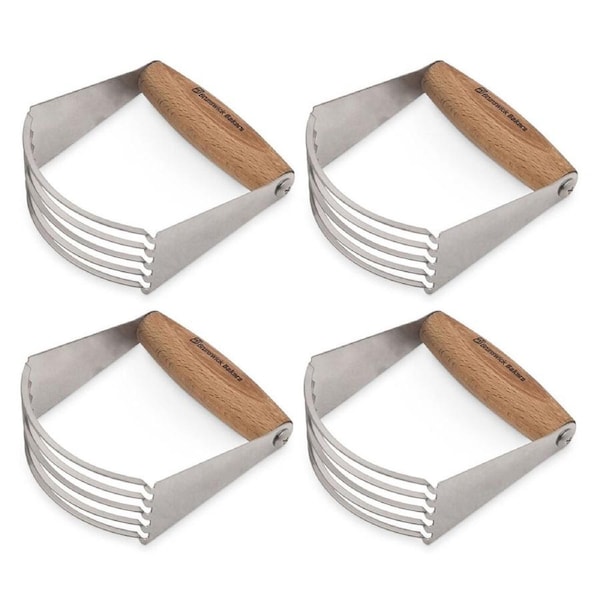 4PK Brunswick Bakers Stainless Steel 5-Blades Pastry Cutter/ Blender Baking Tool