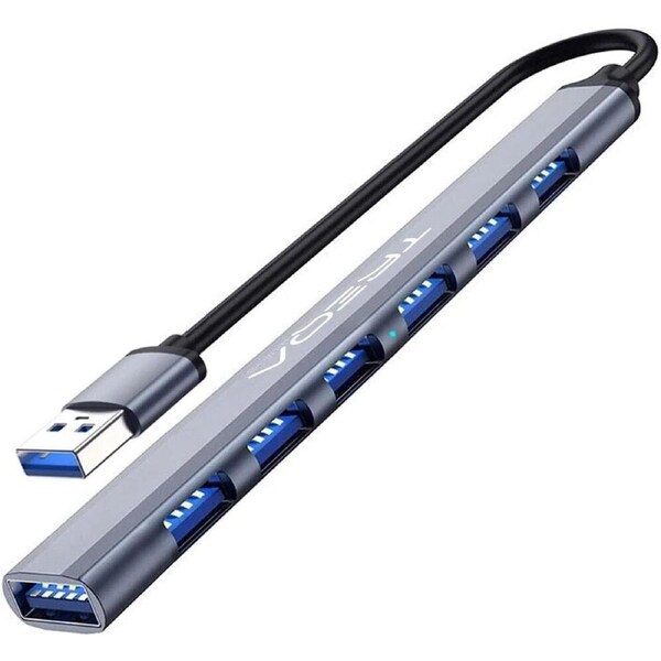 7 Ports USB Hub 3.0 Splitter Extender Extension Laptop PC MacBook iMac Surface