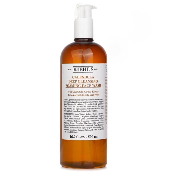 Kiehl's Calendula Deep Cleansing Foam Face Wash 500ml