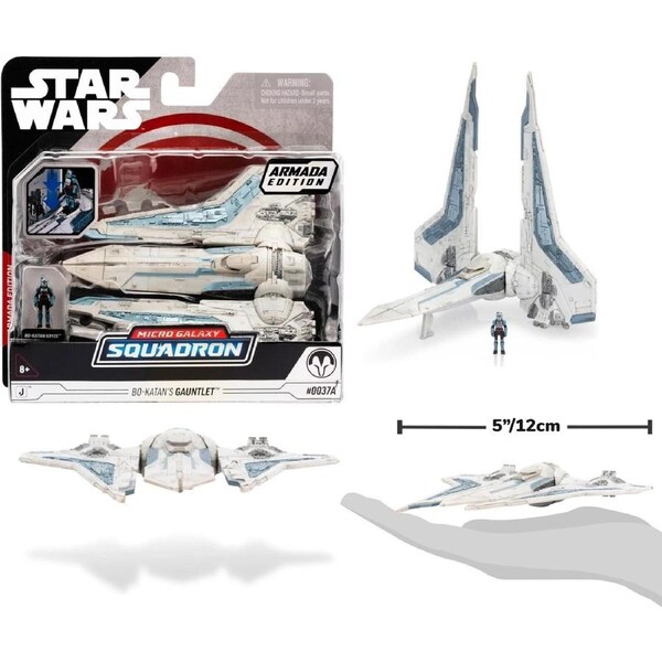 Star Wars Micro Galaxy Squadron Bo-Katan Gauntlet 3-5 Inch Space Ship Shuttle