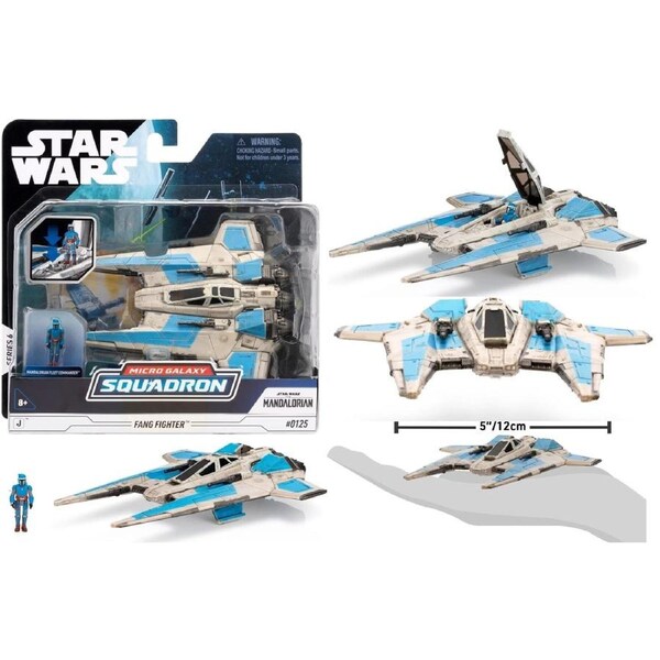 Star Wars Micro Galaxy Squadron Fang Fighter 3-5 Inch Space Ship Shuttle
