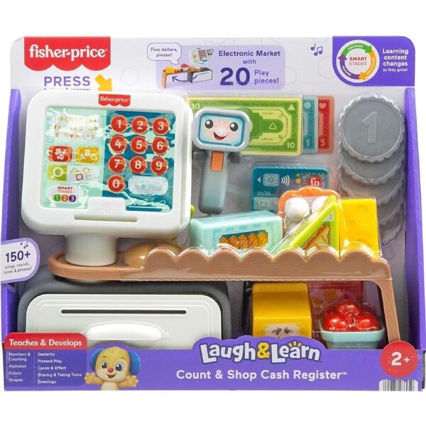 Laugh and Learn Count and Shop Cash Register Playset