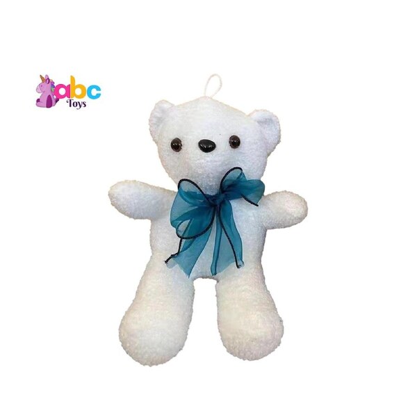 Tousled Cuddle Teddy Bear with Tie Knot - Assorted