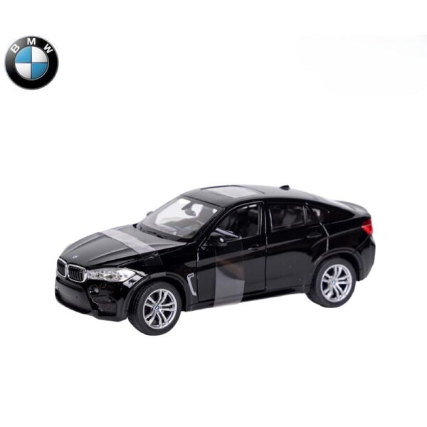 IPL RETAIL Licensed BMW X6M 1:24 Scale Diecast Model Car - Black Toy with Authentic Design & Durable Build for Kids & Collectors