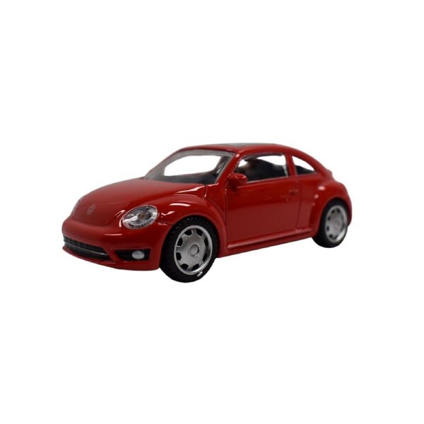 IPL RETAIL Licensed Volkswagen Beetle Die-Cast Model Car - 1:43 Scale Classic Toy in Red