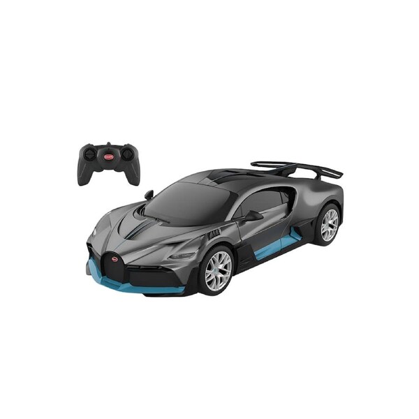 RASTAR Licensed 1:24 Bugatti Divo RC Car - Grey Remote Control Hypercar Mode