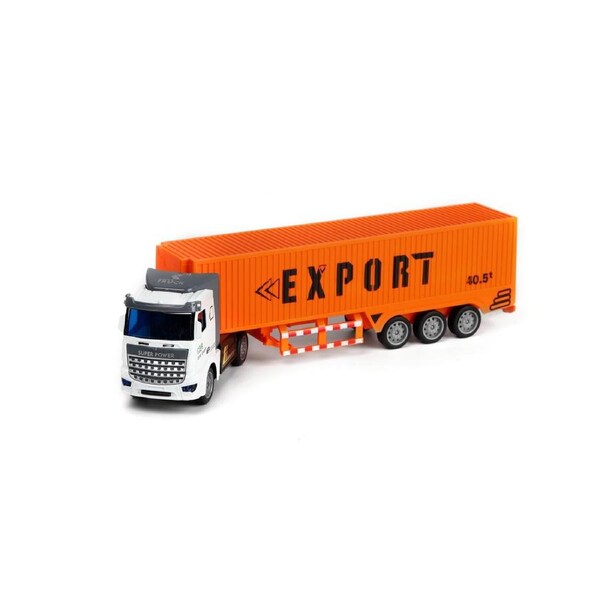 White Cargo Container Truck - Scale 1:48