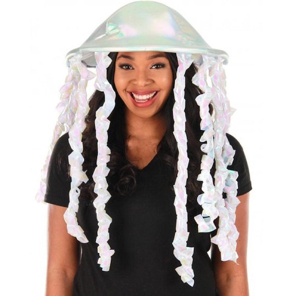 Holographic Jellyfish Hat