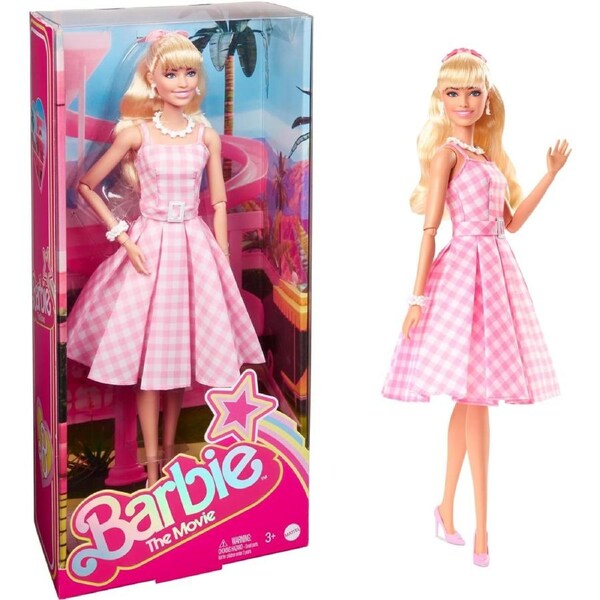 Barbie Pink Gingham Dress