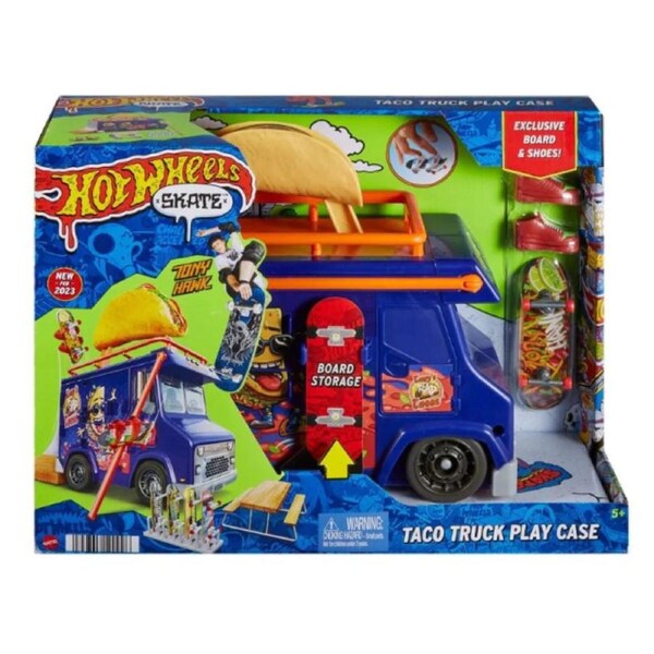 Hot Wheels Skate Taco Truck Play Case