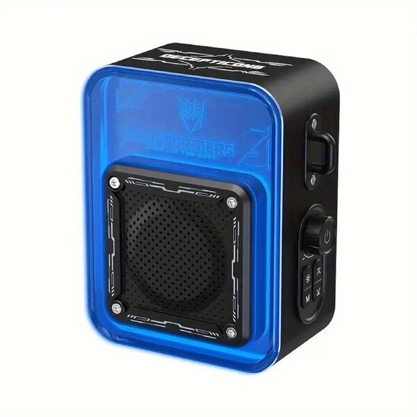 Transformers TWS Portable Wireless Speaker Bluetooth V5.4 1800mAh Rechargeable - Black Blue